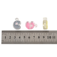 Perles acryliques en forme de petit éléphant à trou droit, mignonnes, pour la décoration de montres DIY faites à la main pour enfants, multicolores, marque Wanyu