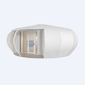 Tente d'hôtel de luxe de forme ovale pour glamping, <span class=keywords><strong>double</strong></span> salle de bain, imperméable, <span class=keywords><strong>double</strong></span> couche, quatre saisons, pour événements, hébergement - Product Image 1