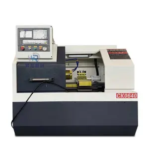 China Mejor Precio Pequeño Mini Metal Torno CK0640a CNC Torno Máquina