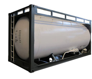 Conteneur ISO 20 pieds à prix d'usine pour stockage de solvant HCL, réservoir de liquide concentré acide - Product Image 3