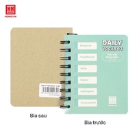 Hong Ha Hardcover-Notizbuch im Tagesvokabular-Stil 03, Spiralbindung, Notizblock-Typ, Vietnam-Herkunft, 120 Bücher pro Karton, Papier, Digital