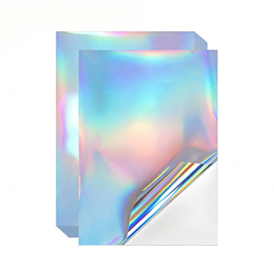Autocollant en vinyle holographique imperméable imprimable - <span class=keywords><strong>Feuilles</strong></span> irisées <span class=keywords><strong>autocollantes</strong></span> pour imprimantes à jet d'encre - Product Image 4
