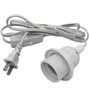 E27 E26 E12 E14 Cable Holder <b>Light</b> Lamp Set <b>Screw</b> Base Cord Socket On/Off 304 303 <b>Switch</b> Us Plug Electric Cable - Product Image 1