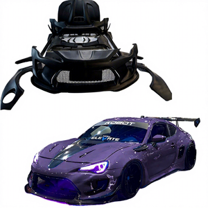Kit Carrozzeria Larga Stile Rocket per Toyota GT86 Subaru BRZ 86 con Paraurti Anteriore e Posteriore Larghi, Spoiler e Cofano - Product Image 1