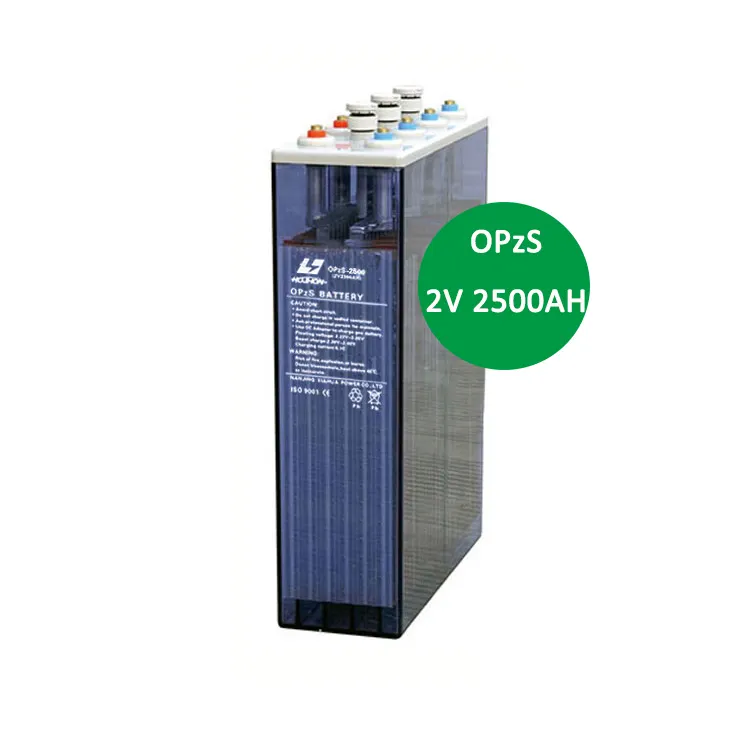 OPzS baterai asam timbal kemurnian tinggi baterai sistem keamanan EPS 2500ah UPS 2v