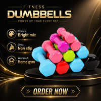 Haltères hexagonaux pour la musculation à domicile, pour femmes, pour la remise en forme et le sport