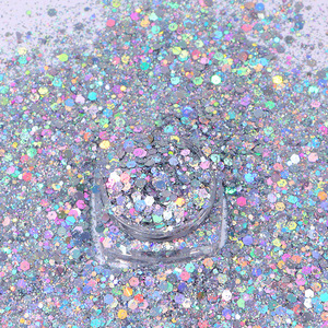 <span class=keywords><strong>ผง</strong></span>สีมุกผสมกลิตเตอร์เลเซอร์สำหรับตกแต่งเล็บ ลูกโป่งวิเศษ และผงเหล็กออกไซด์รูปทรงหัวหอม - Product Image 3