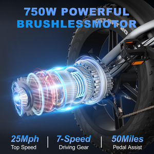 Jansno X50 USA DAP prix entrepôt stock vélo de montagne électrique vélos gros pneu 20 pouces vélo électrique gros pneu vtt - Product Image 3