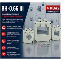 Transformateur de courant de type fenêtre BH-0.66 III 0.66kV 5A 0.2/0.5/0.5S Boîtier plastique intérieur CT