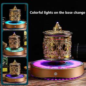 Rueda Maglev budista tibetana rueda de oración de verdad de seis caracteres, rueda de oración budista tibetana de mesa Maglev, para rezar - Product Image 4