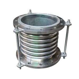 Stainless Steel Corrugated 304 Ptfe Lined Bellows Expansion Joints Axial Pipe Duct Compensator