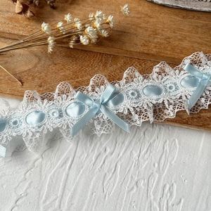 ริบบิ้นผ้าซาตินโบว์ลูกไม้สีวินเทจขนาด 3.8 ซม. สำหรับงาน DIY และทำเครื่องประดับผม 1 เมตร/ชิ้น - Product Image 3