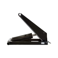 Kit de levage à ciseaux robuste pour remorque à benne basculante avec vérin hydraulique, pompe et supports