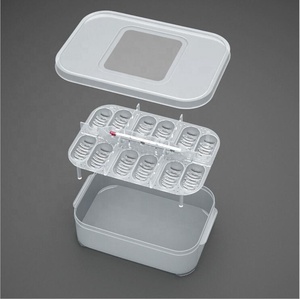 Incubateur d'œufs <span class=keywords><strong>de</strong></span> reptiles en plastique, capacité <span class=keywords><strong>de</strong></span> 12 œufs, 6 compartiments empilables pour geckos et lézards (thermomètre non inclus) - Product Image 2