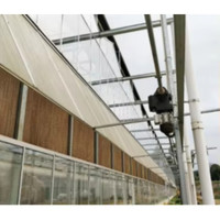 Rail linéaire à pignon et crémaillère en métal galvanisé à installation facile avec manchon en cuivre pour serre tunnel tropicale