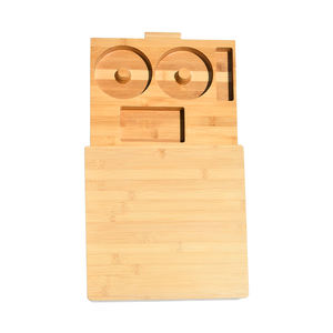 Supports de rangement en bambou pour capsules de café <span class=keywords><strong>Nespresso</strong></span> et <span class=keywords><strong>support</strong></span> de <span class=keywords><strong>machine</strong></span> à café avec tiroir - Product Image 3