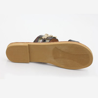 Fabricant vente chaude été nouvelles dames chaussures de haute qualité personnalisé femmes Sexy diapositives plat mode sandales Sandalias