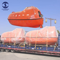 SOLAS-Standard Vollständig Geschlossenes Rettungsboot für Schiffe zur Wasserrettung IACS-Zertifiziert für Marine-Einsatz aus GFK