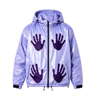 Veste décontractée pour homme, coupe ample, thermochromique, à changement de couleur réactif à la chaleur, imprimé, coupe-vent à capuche pour sports de plein air