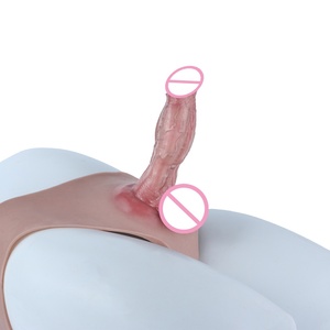 ORALSX Silicone Pants with 15cm Penis Extender Harness Backside Hollowed-out Design Penis Pants Sex Toys for Couples - Product Image 6