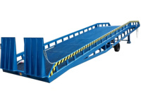 Niveleur de quai hydraulique mobile portable, rampe de chargement mobile, plateforme de chargement et de déchargement de conteneurs pour l'utilisation en usine et en entrepôt
