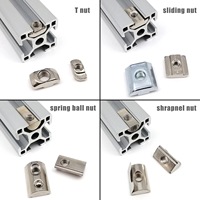 Vis de fixation de support pour 20 30 40 Series EU Standard connecteur de ligne droite accessoires de profilé en aluminium