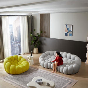 أريكة فاخرة بتصميم مخصص من Fangyuzheng، أثاث منزلي، كنبة منتفخة منحنية، أريكة الفقاعات لغرفة المعيشة وصالون الفندق - Product Image 2