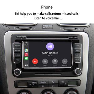 CarPlay inalámbrico <span class=keywords><strong>Android</strong></span> Auto pantalla espejo CVBS AHD Cámara HDMI entrada TV Box interfaz de coche para VW Phaeton RNS810 RNS510 - Product Image 5