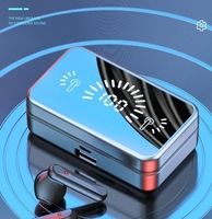 Pemasok earphone nirkabel earphone nirkabel layar Digital cermin mode keluaran baru