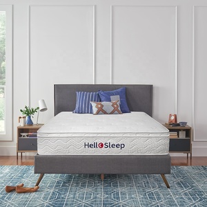 Colchón de lujo híbrido con parte superior de almohada europea de 10/12 pulgadas, bobinas envueltas individualmente con tres zonas - Product Image 3