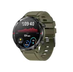 M JUNIU T30 Smartwatch IP68 방수 1.6 인치 화면 24 시간 건강 모니터링 남성 야외 스포츠 스마트 시계 2023