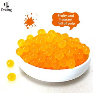 Doking 1.25กก. 3กก. ชาฟองมะม่วง popping bursting Boba popping popping popping poba Pearl สำหรับชานม Boba ชาป๊อป Boba - Product Image 3