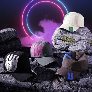 BOTTCOOLA alta calidad al por mayor moda agujero rompiendo Graffiti calle versátil monopatín baile callejero Hip Hop gorra de béisbol - Product Image 2