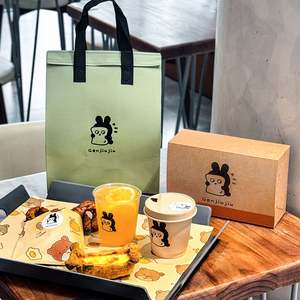 Papel de Hornear Antigrasa Impreso Personalizado con Logotipo, Recubrimiento de PE Impermeable para Empacar Sándwiches, Pan y Pasteles - Product Image 6