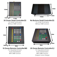 Bracelet LED télécommandé DMX 15 couleurs avec bandes de tissu personnalisables pour concert et festival de musique