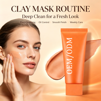Masque de boue pour le soin des pores à séchage rapide en 3 minutes Carrotene IPMP |   Kaolin Zinc PCA |   Réduit les pores et le sébum |   Effet rafraîchissant |   Vegan Face