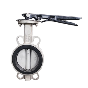 Válvula de Mariposa de PTFE Personalizada de Fábrica China al Mejor Precio, de Acero Inoxidable con Abrazadera Manual y Manija para Uso General - Product Image 2