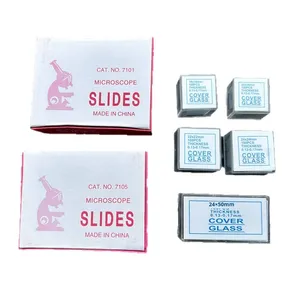 7101 7105 顕微鏡スライドカバースリップ 18x18 20x20 22x22 24x24 24x50mm 100枚 - Product Image 5