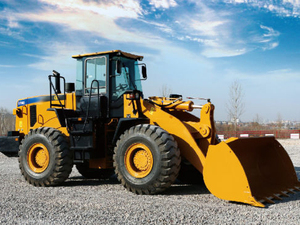 5 Ton Front Loader Wheel Loader with Engine & Gearbox High Operating Efficiency - Product Image 3