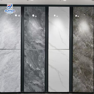 <span class=keywords><strong>Carrara</strong></span> Gray Series 600x1200 Pisos y azulejos de pared esmaltados pulidos de cuerpo completo Mármol de porcelana Azulejos de piedra de losa grande para casa - Product Image 5