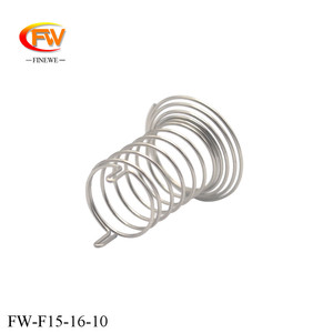 Finewe Factory Custom 16mm Long Double Ear <strong>Compression</strong> <strong>Springs</strong> 0.4mm Nickel Plating Alloy Wire Industrial Coil Style - Product Image 4