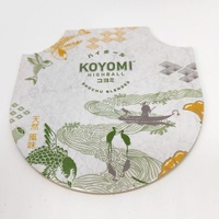 Sous-verres ronds en papier écologiques absorbants avec motif de dessin animé, utilisables comme cadeaux promotionnels par Giftway