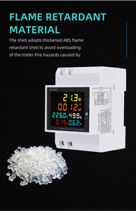DIN 가이드 레일 AC 디스플레이 110V-380V 100A LCD 클래스 1.0 정확도 1년 보증 스마트 단상 전기 에너지 미터 - Product Image 6