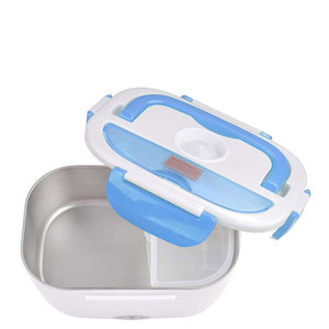 Boîte à Lunch électrique portable, boîte à repas chauffante en acier inoxydable 12V/220V, en voiture et à usage domestique - Product Image 3