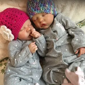 Yeniden doğmuş bebek bebekler kız 18 inç Bebe canlı gerçekçi yenidoğan bebek bebek oyuncak çocuklar için yaş 3 +