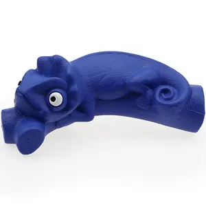 Хамелеон в форме собаки жевательная игрушка собака резиновая жевательная игрушка зубы собака игрушка OEM