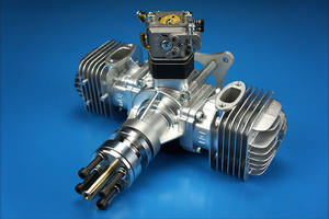 DLE60 Double-cylinder Fixed-wing <b>Aircraft</b> Model Special Gasoline Multi-cylinder Engine Oil-powered <b>Aircraft</b> 60CC Engine - Product Image 3