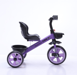 Nouveauté 2026 : Tricycle en métal pour enfants avec musique et lumières, draisienne évolutive – Vente en gros usine - Product Image 3