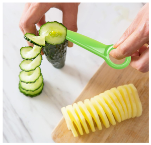 Pelador y <span class=keywords><strong>cortador</strong></span> en espiral <span class=keywords><strong>de</strong></span> plástico para patatas, herramienta <span class=keywords><strong>de</strong></span> cocina fácil <span class=keywords><strong>de</strong></span> usar, 1 pieza - Product Image 3