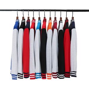 เสื้อแจ็คเก็ตเบสบอลผ้าฝ้ายสำหรับทีมชายแบบขายส่ง พร้อมโลโก้สั่งทำ - Product Image 3